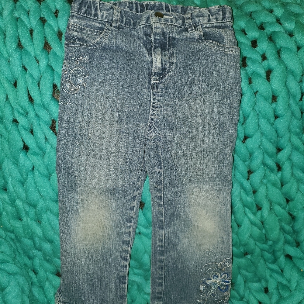 Embroidered jeans
